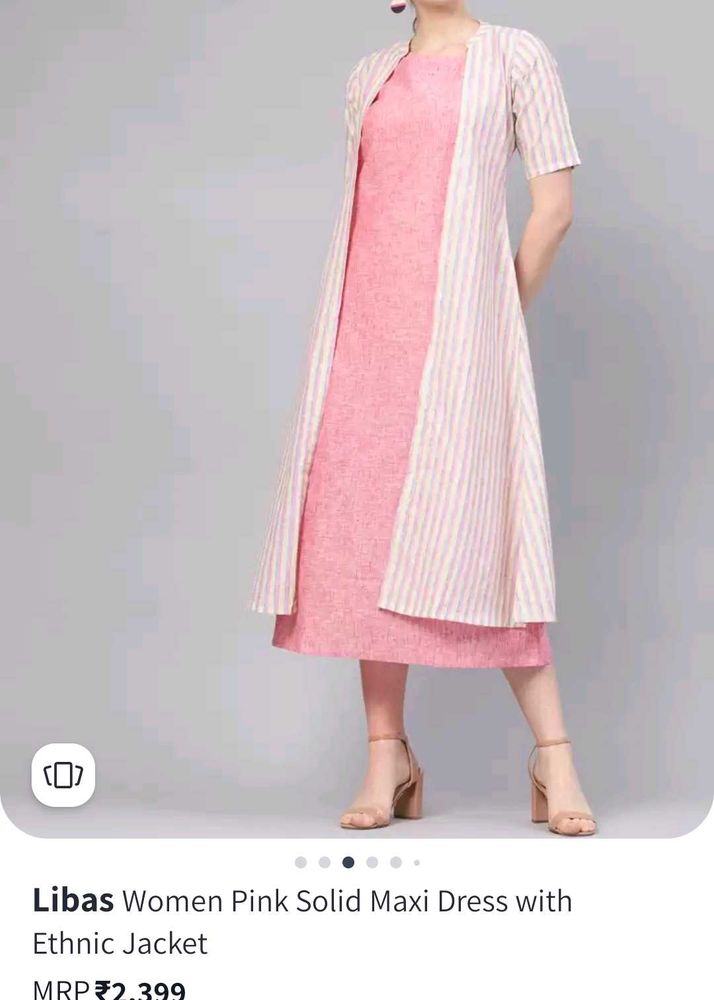 New Libas Kurta Shrug Set