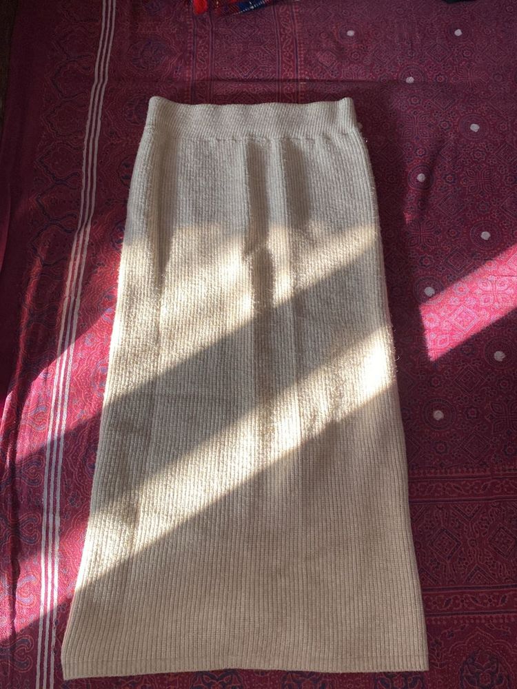 Long Woolen Skirt