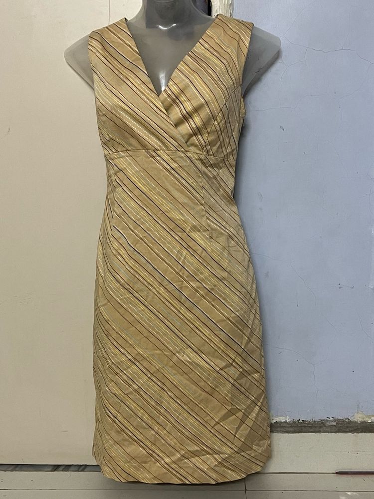 Pintrest Branded Striped Sleeveless Dress