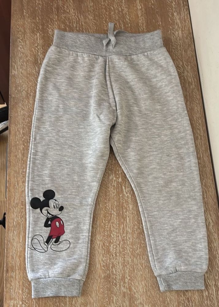 Mickey Mouse Grey Fleece Pants