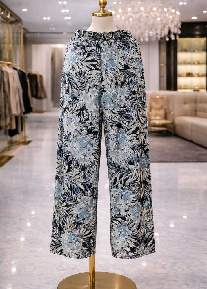Floral Print Wide Leg trouser