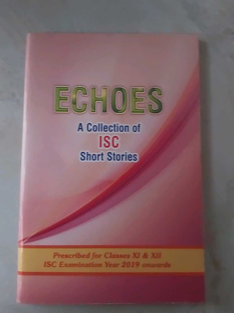 Echoes Textbook For 11th Isc
