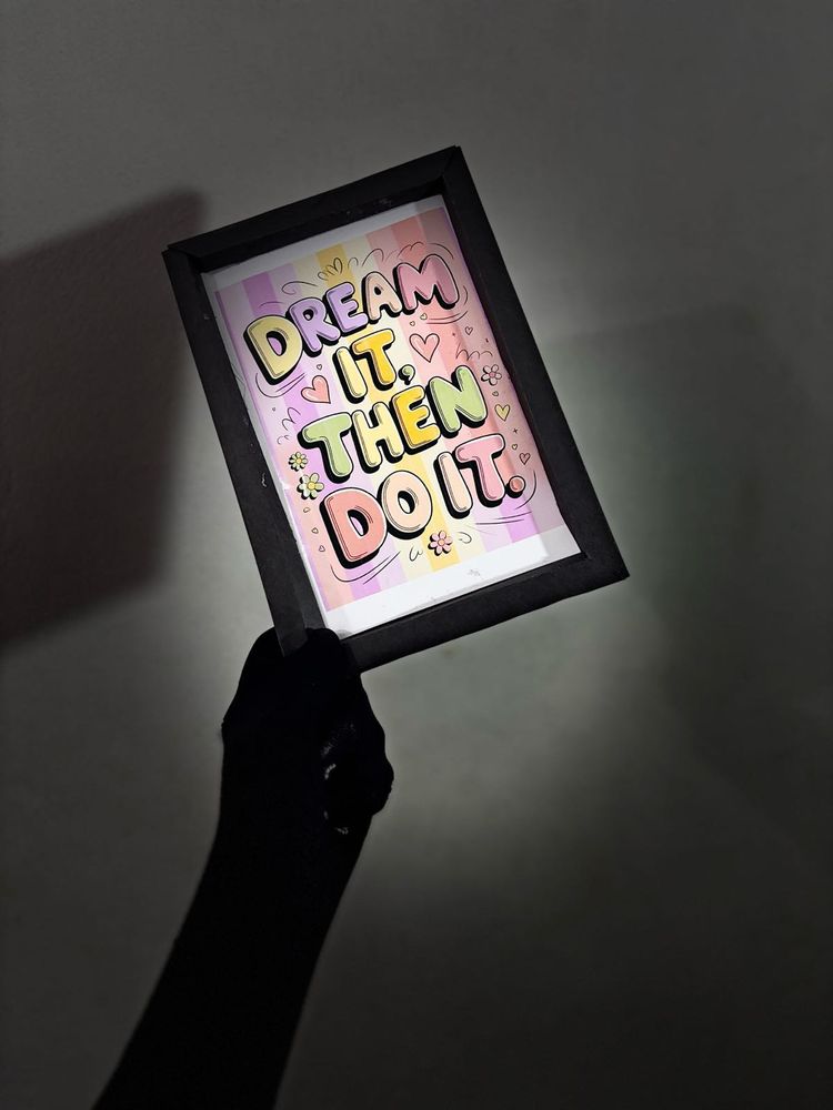 Dream It, Then Do It Framed Art