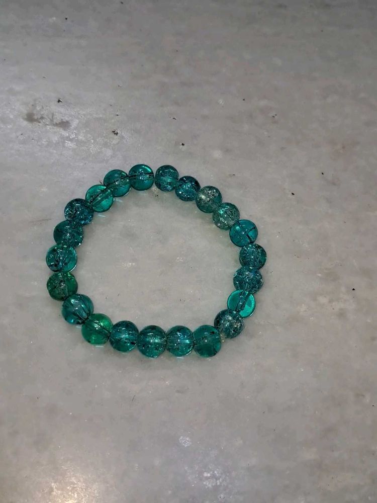 Blue Beaded Bracelet