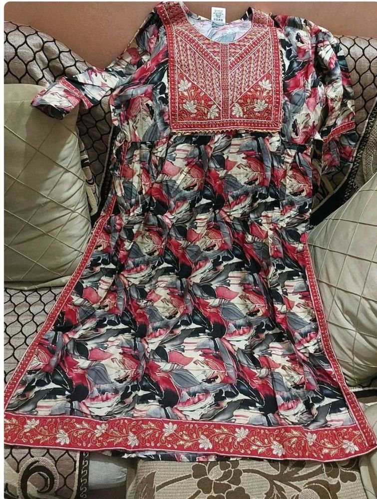 Floral Print Kurta Set