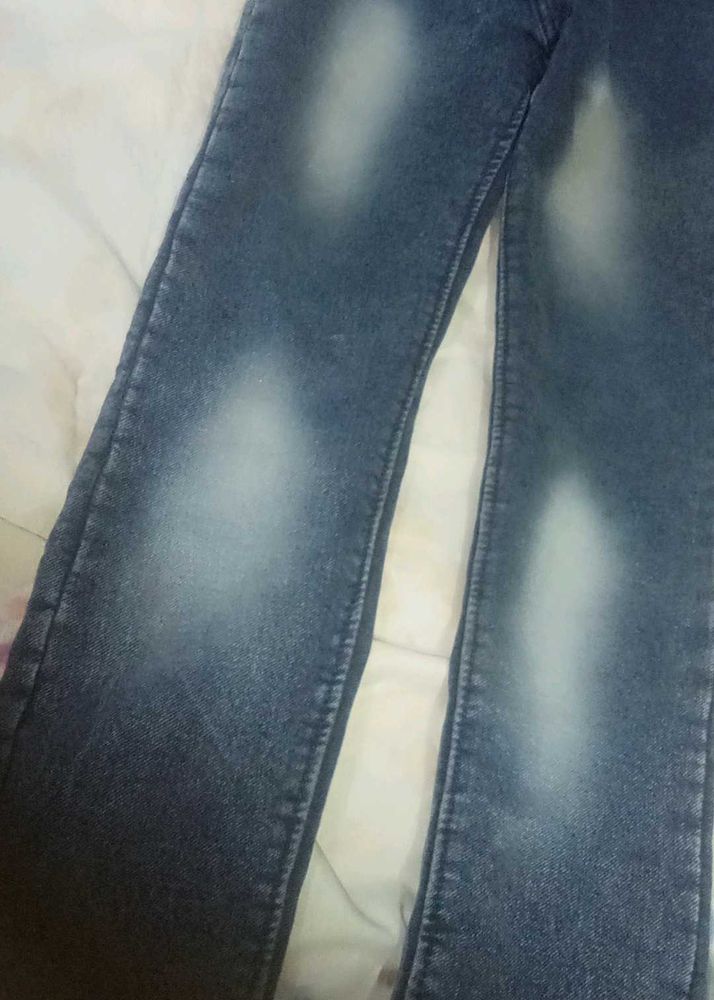 Worn Blue Jeans