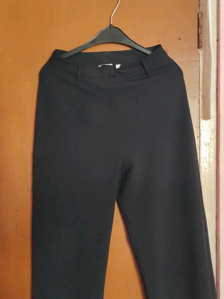 Black Wide Leg Trousers