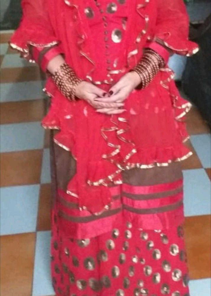 Beautiful Kurti ,Choli And Lehnga With Duptta