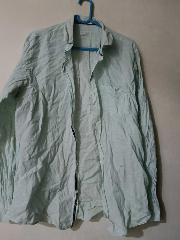 Men's Light Blue Casual Shirt
