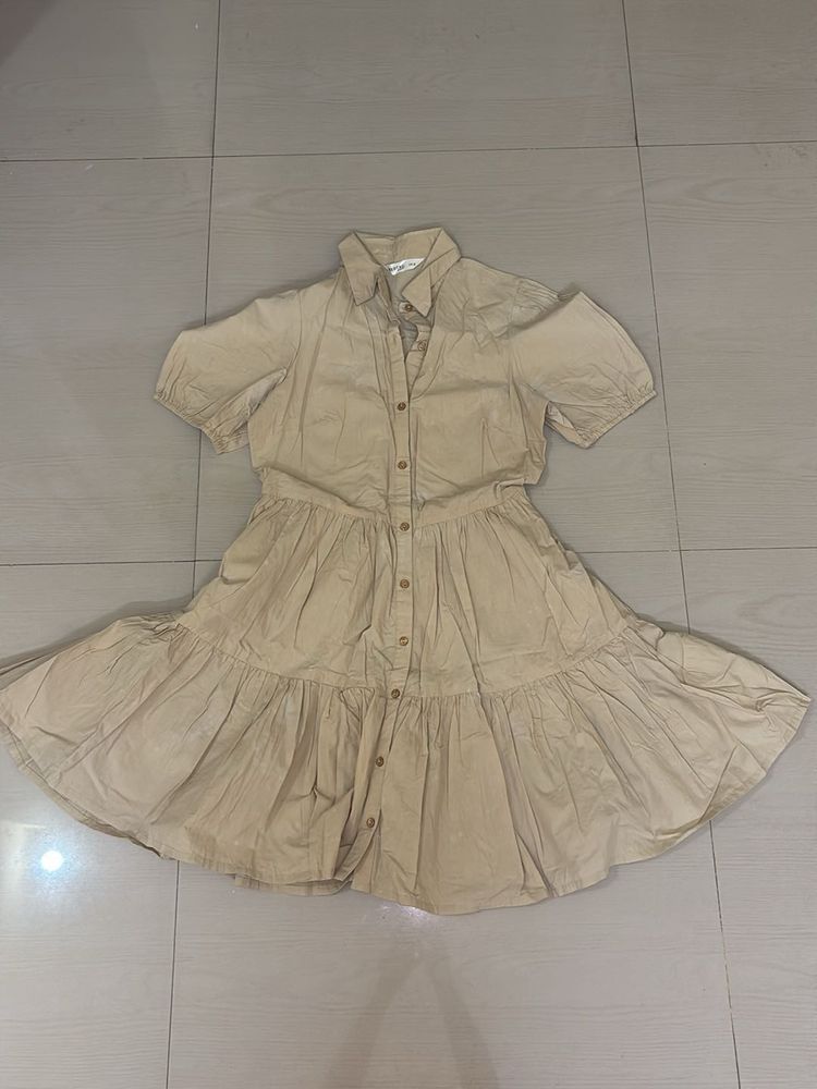 Button up dress