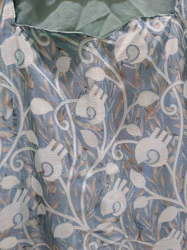 Floral Print Kurti Set