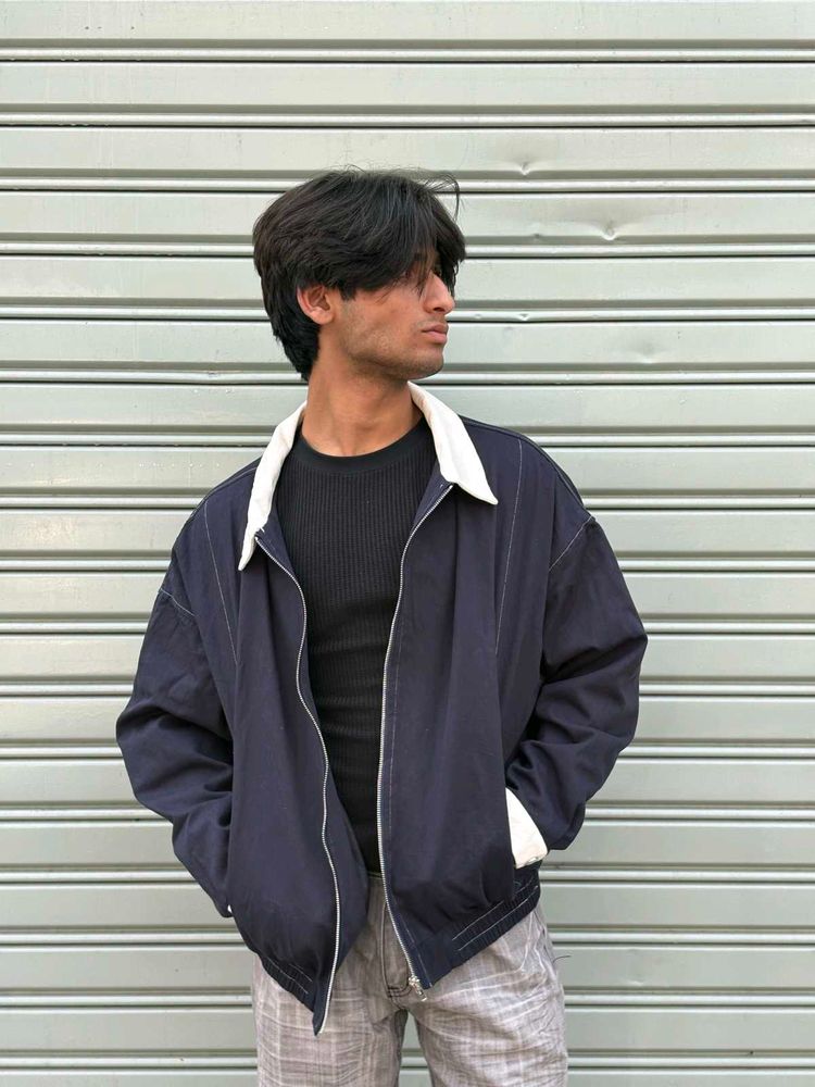 Stylish Navy Blue Jacket