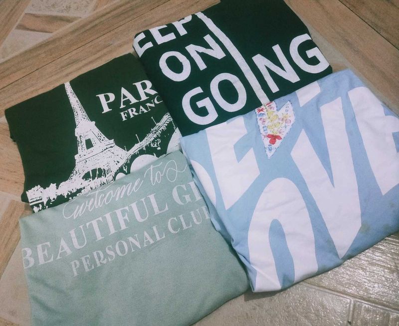4 T-shirt Combo
