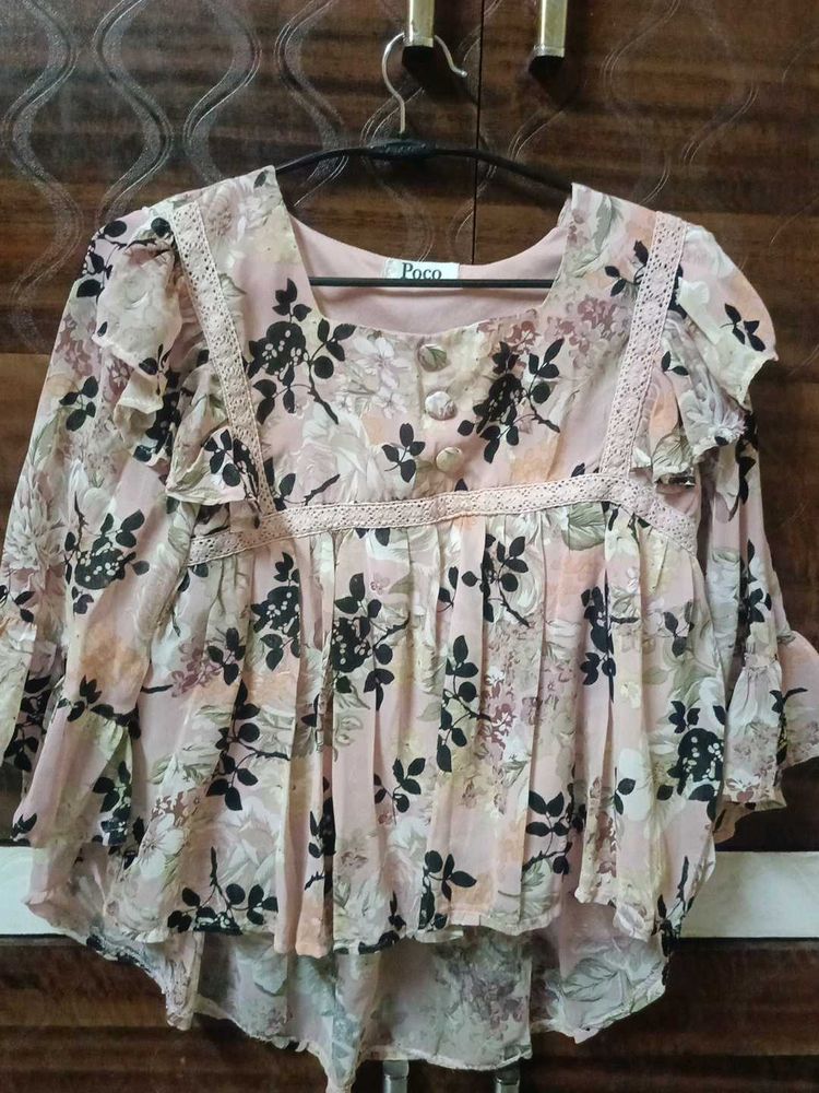 Floral Print Top
