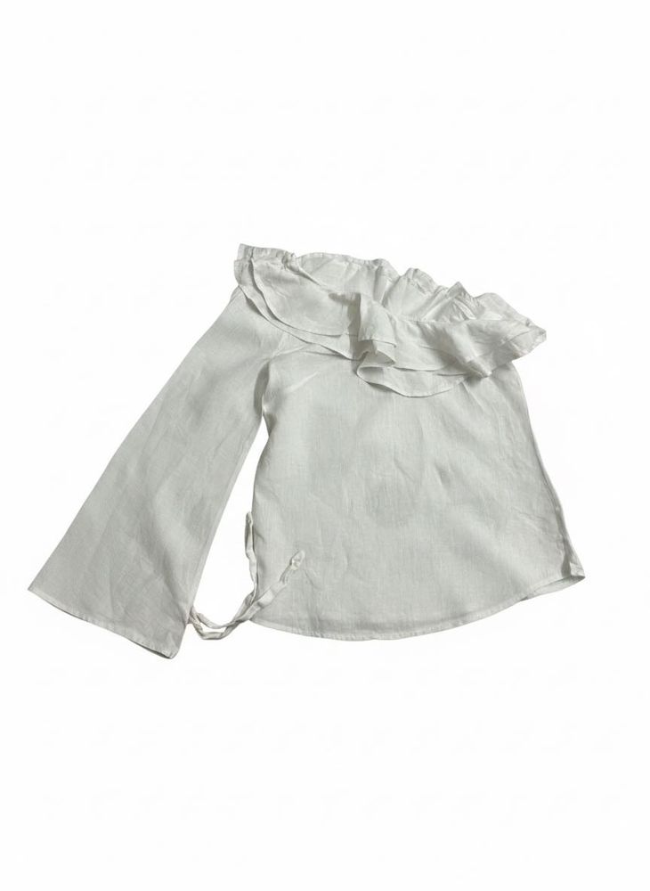 Elegant White Off-Shoulder Top