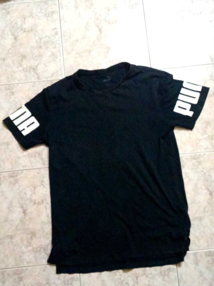 Puma Black Logo T-Shirt
