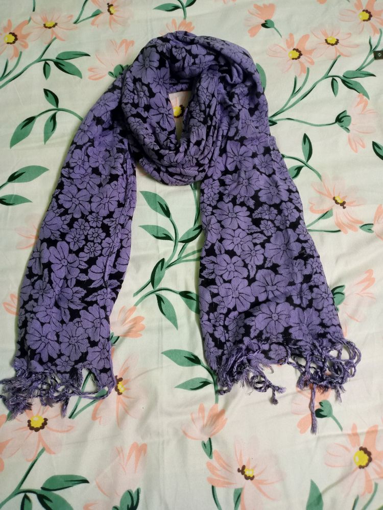 Voilet Printed Scarf
