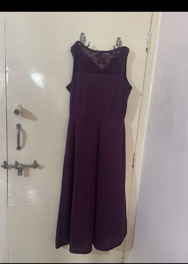 Purple Midi Dress