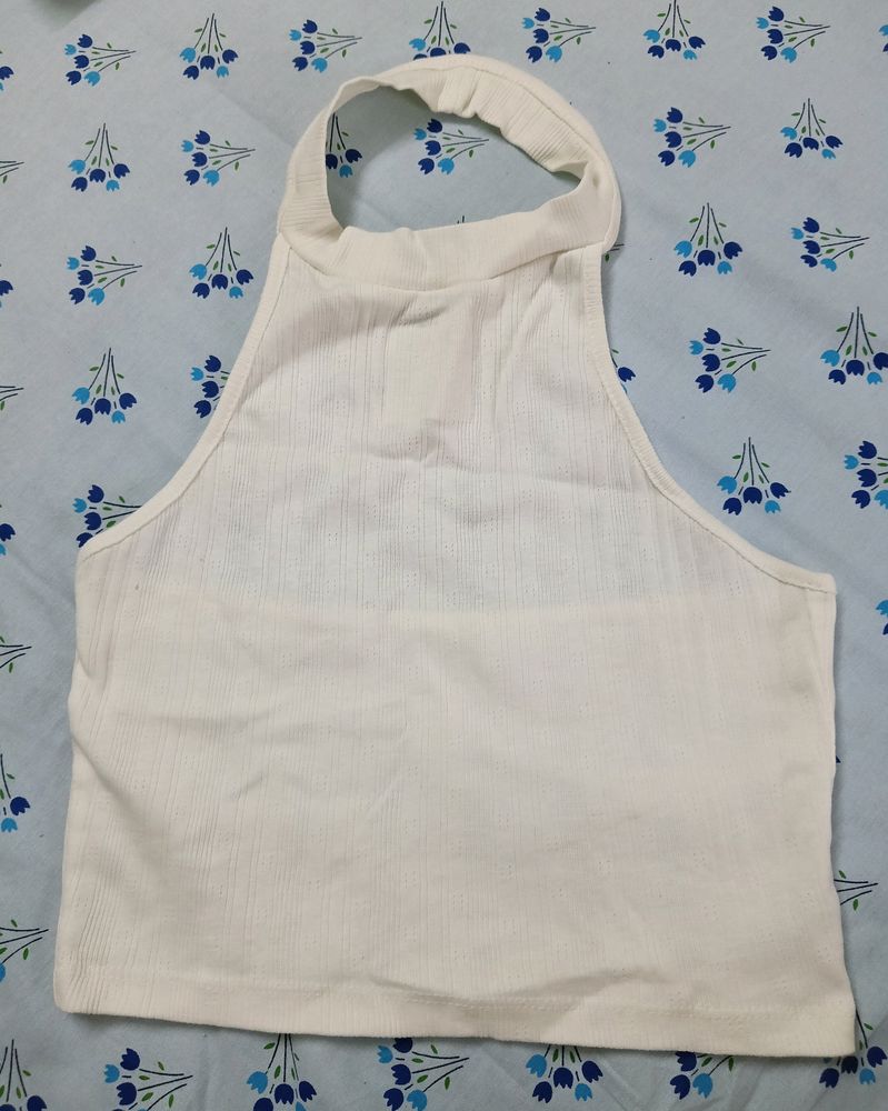 Halter Neck Sleeveless Top