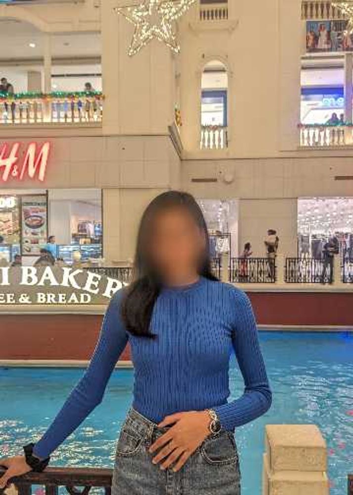 Blue Long Sleeve Top