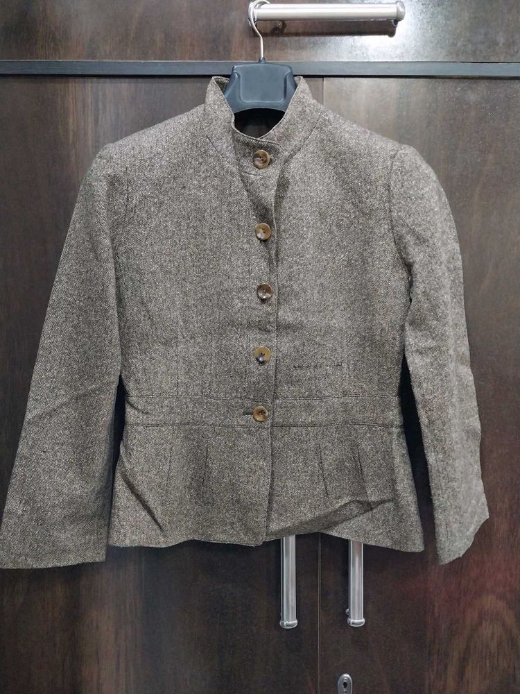 Short Coat With Front Buttons
