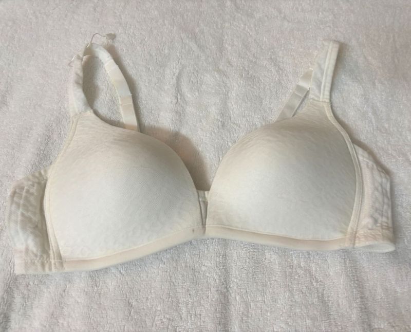 White Comfort Bra