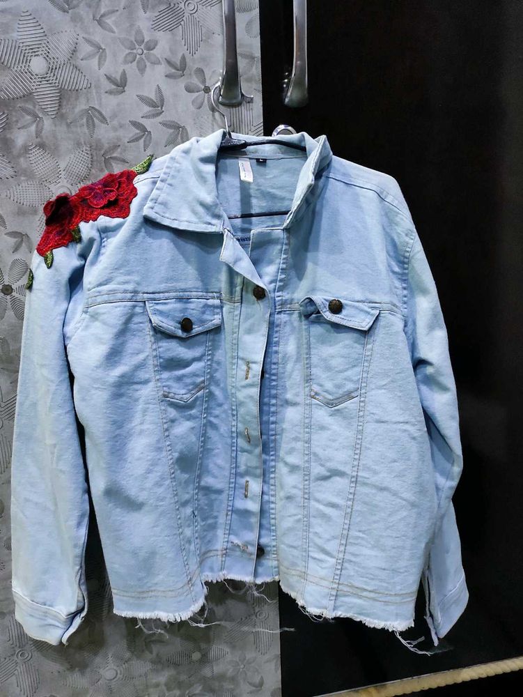 Embroidered Denim Jacket