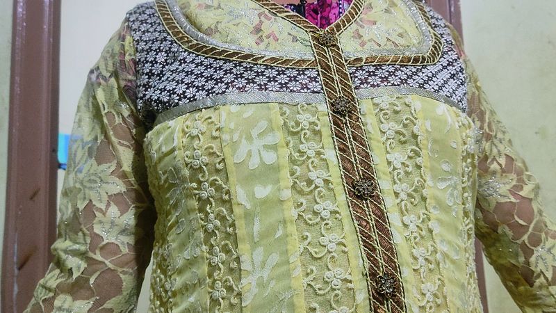 Light Yellow Dress - Poly Cotton, Comfortable