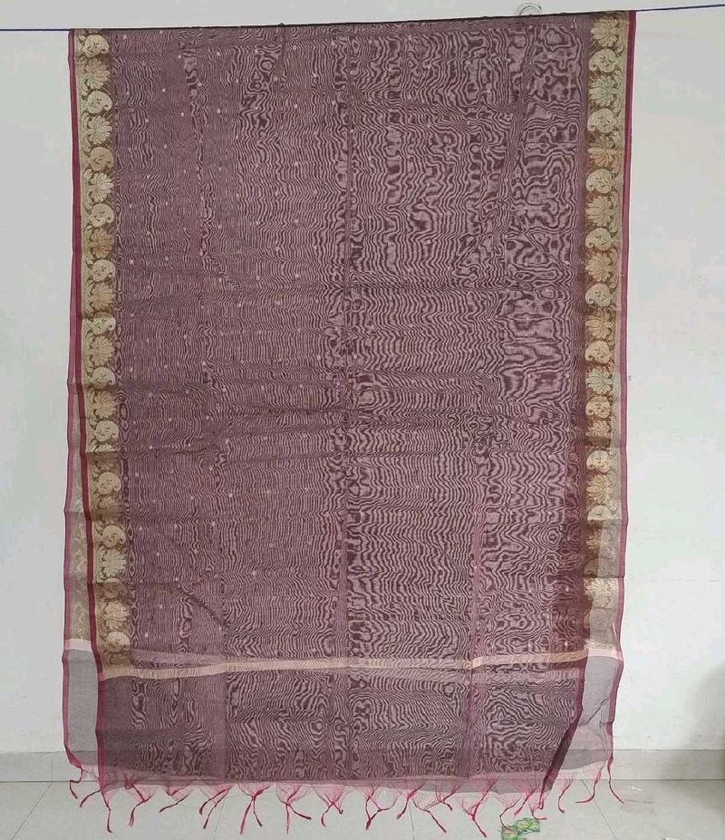 Elegant Maroon &amp; Gold Dupatta