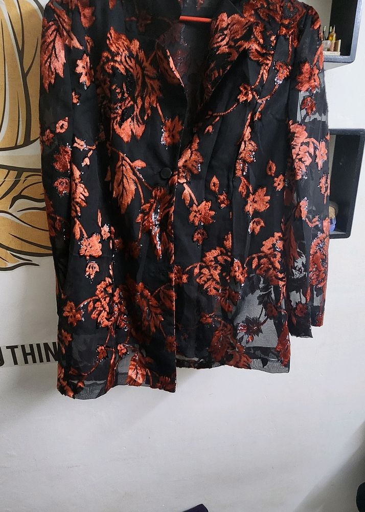Short Sheer Party Shrug