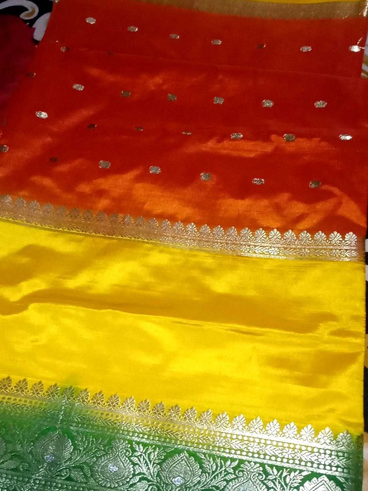 Festive Multicolor Saree