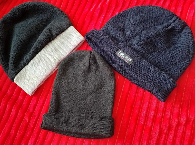 Beanie Winter Hats(THREE)