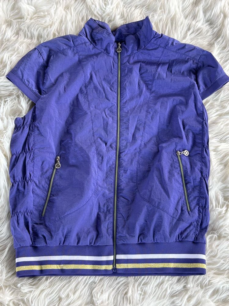 Purple Short Sleeve Jacket