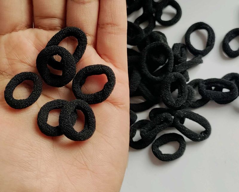 Black Small Hair Rubber Band