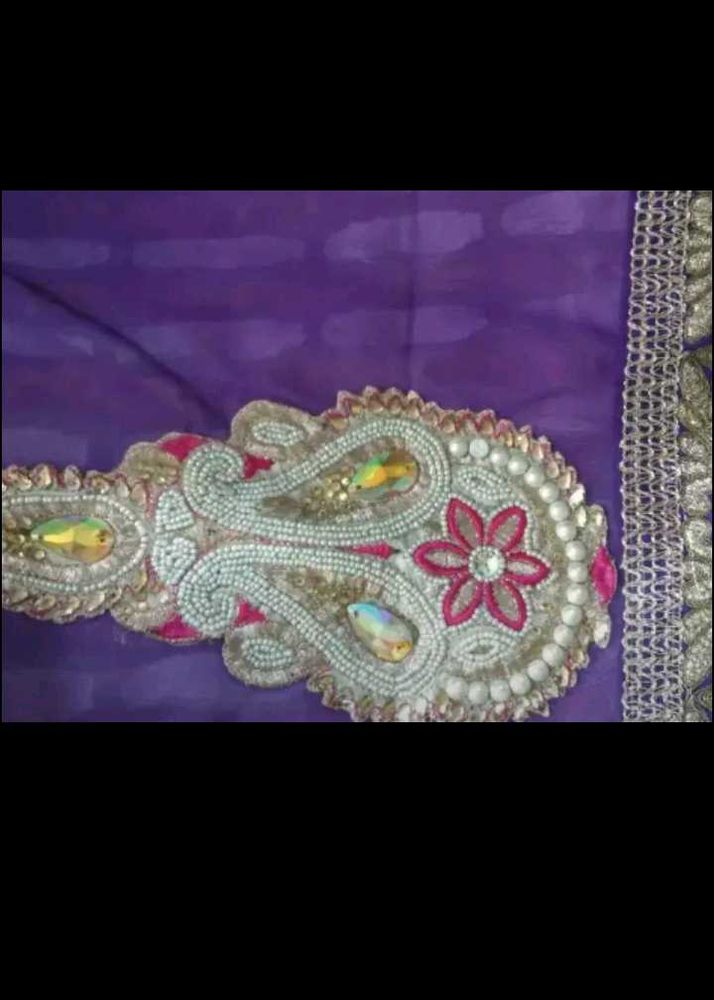 Embroidered Designer Sareee