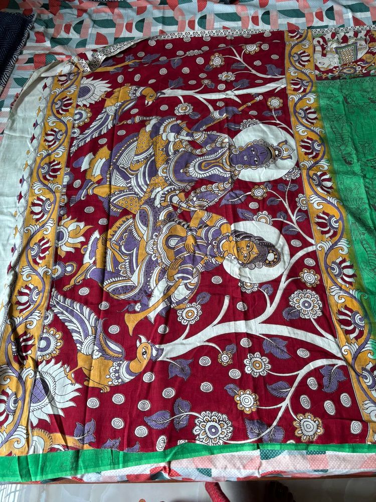 Chinori Silk Kalamkari Saree