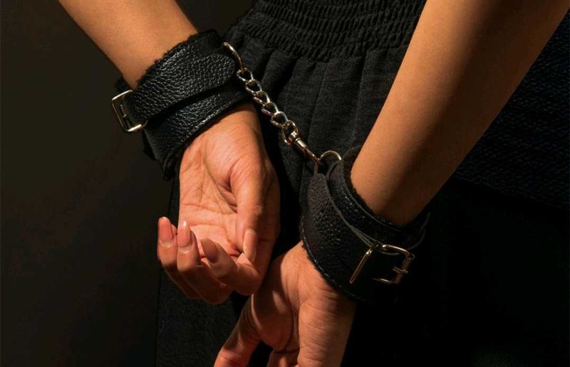 Handcuffs Soft Far Leather Bracelet Cuffs