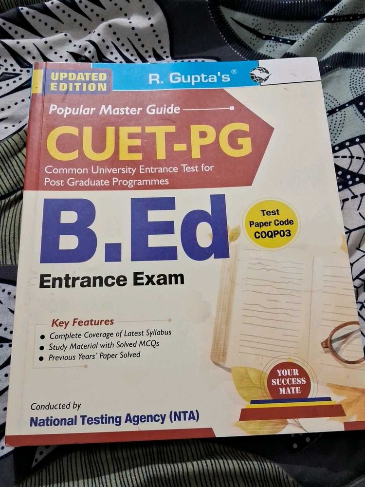 CUET-PG B.ED ENTRANCE EXAM BOOK 2025