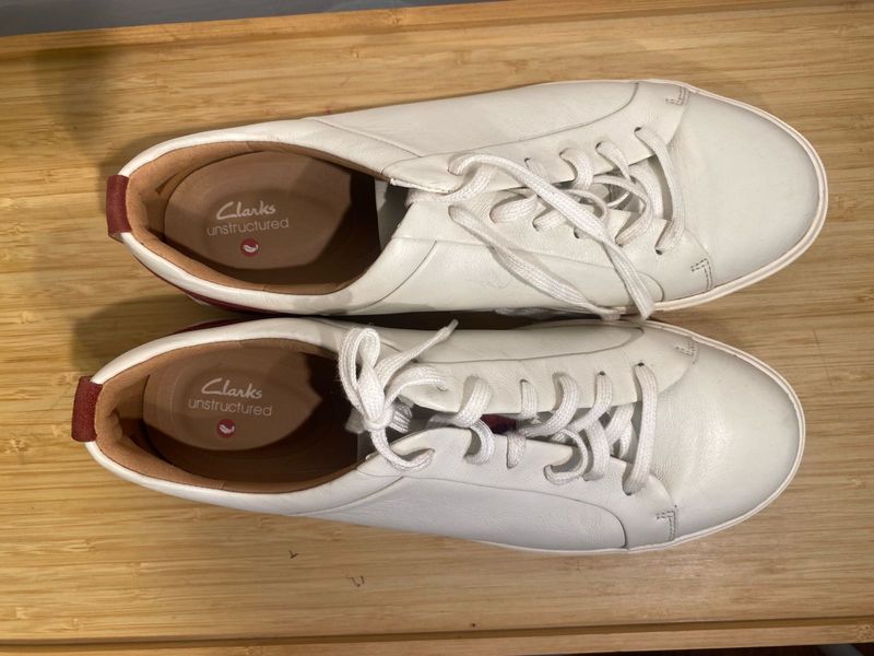 Clarks Suede and Leather Sneakers