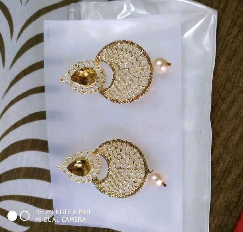 New Earrings With Locket Set Free Not Chain