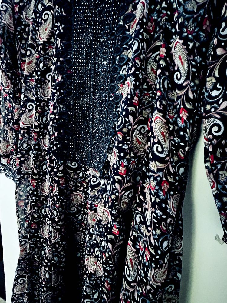 Paisley Print Dress