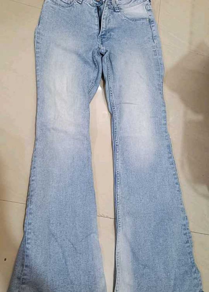 Light Wash Flare Jeans
