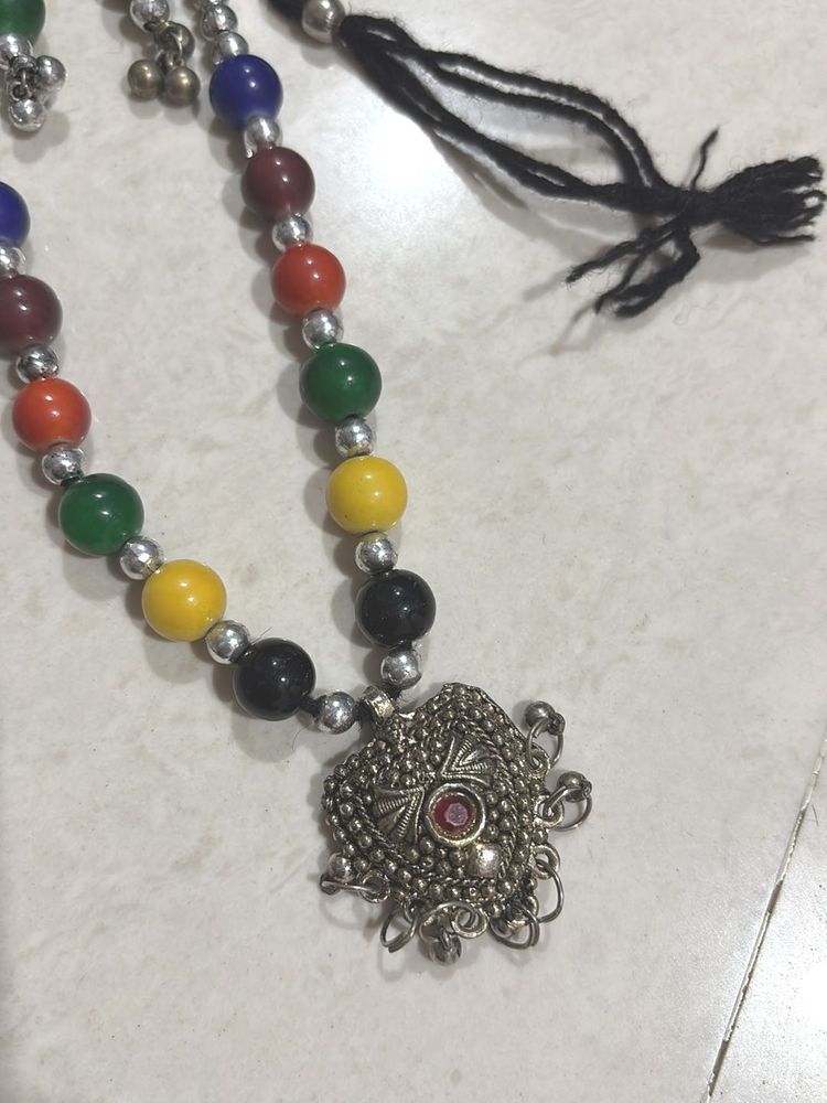 Beaded Charm Necklace