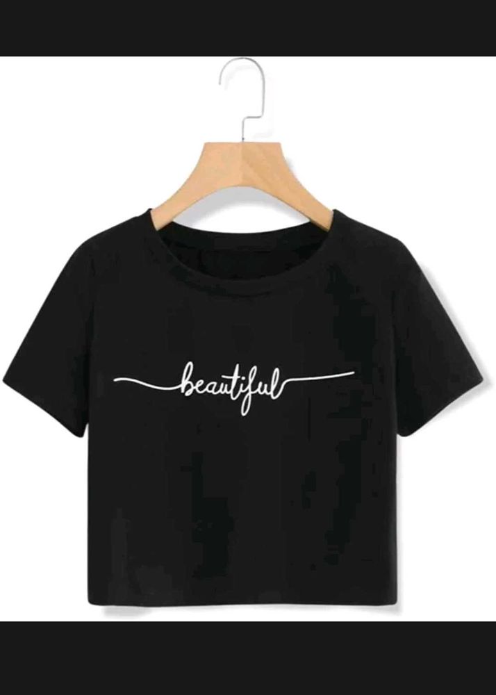 Black Crop Top