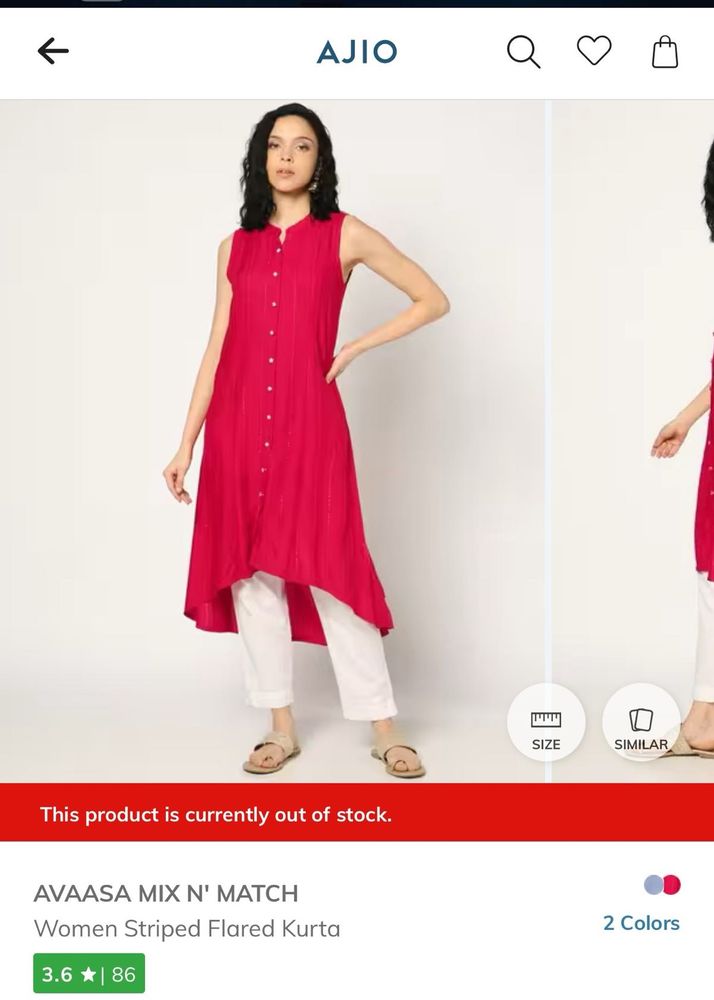 Pink Kurta