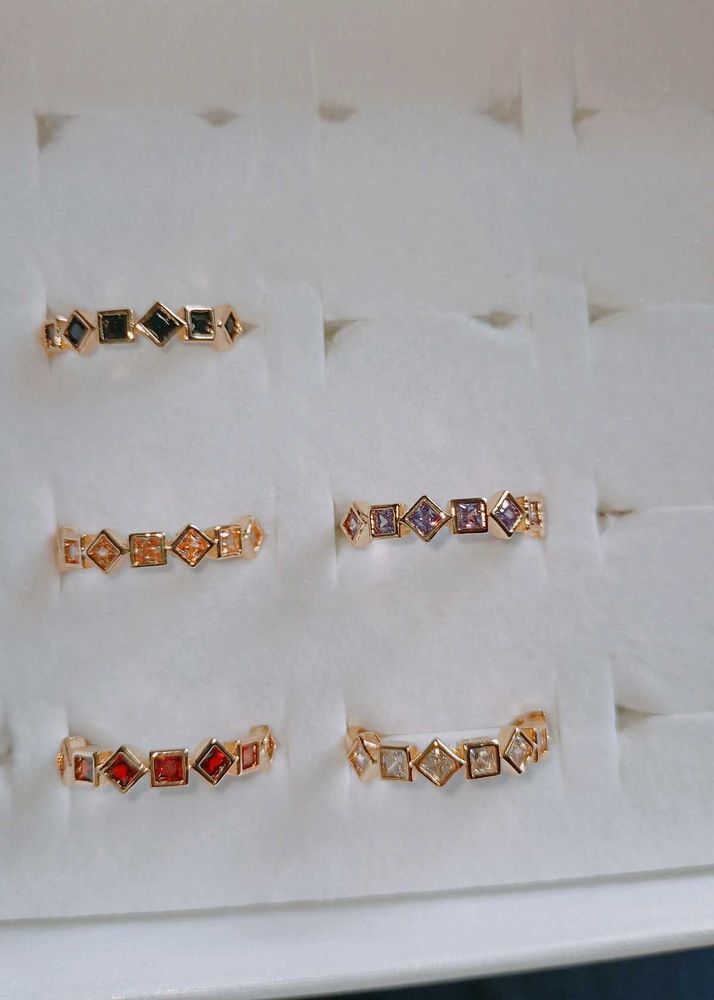 Ad Stone Ring 5pcs Set 🆕