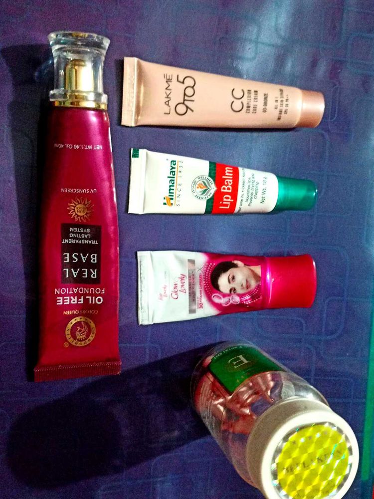 Combos Of Foundation Lipbalm &amp;Vitamin E Oil