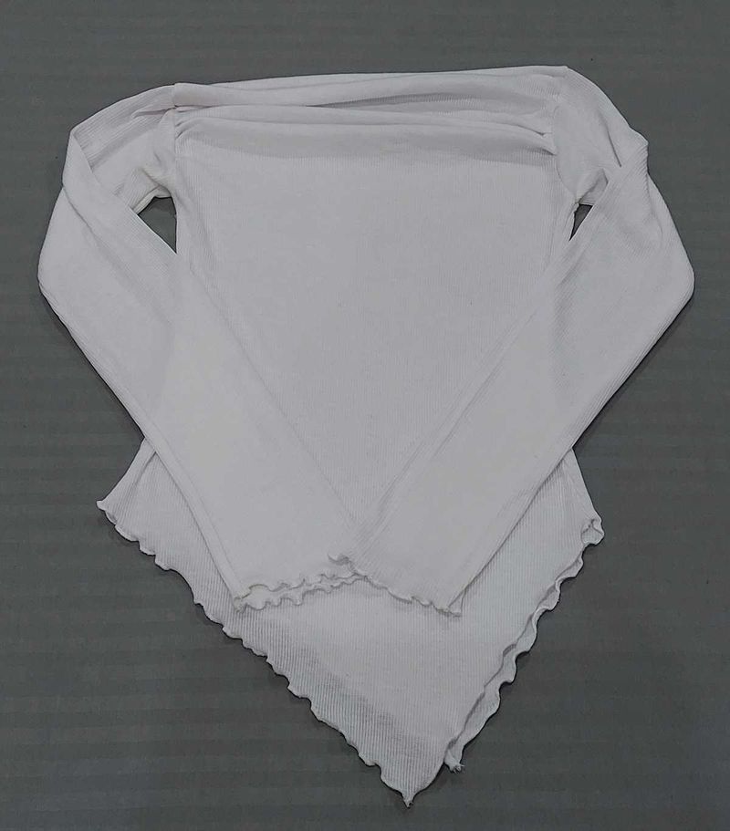 White Long Sleeve Top