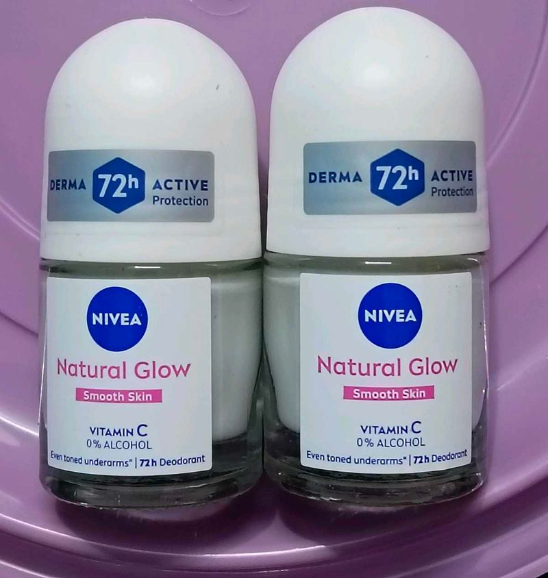 (Pack Of 2) Nivea Natural Glow Deodorant