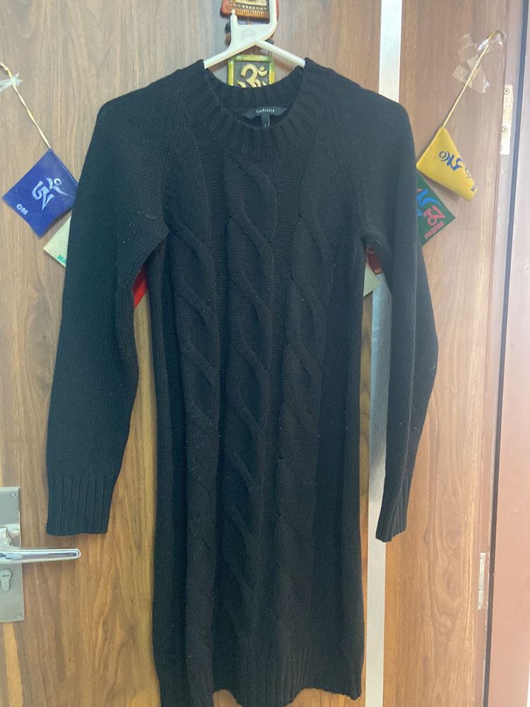 Cable Knit Sweater Dress